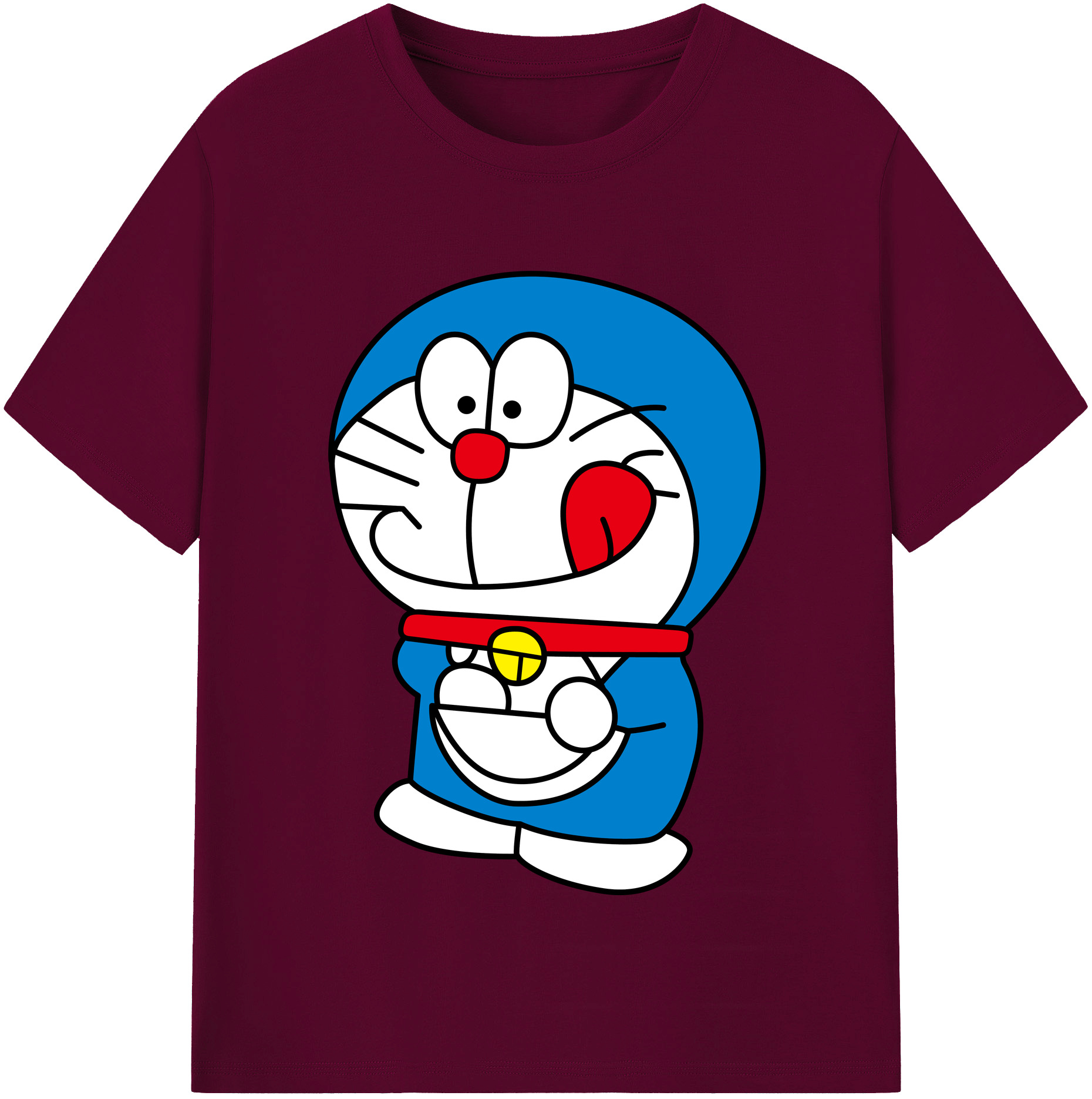 （画像用） ドラえもん Doraemon レディースカジュアルプリントTシャツ（綿100％）